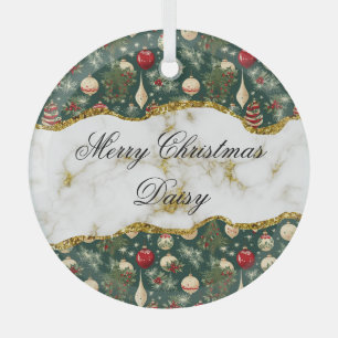Festive Green Christmas Tree Decoration Custom