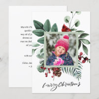 Festive Green Foliage Eucalyptus Red Cardinal Bird