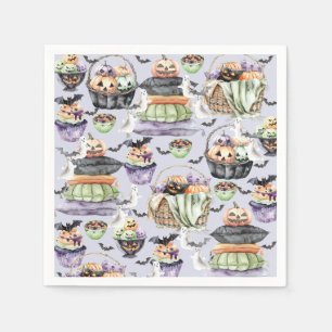 Festive Halloween Sleepover Napkin
