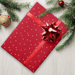 Festive Hand Drawn Red Pink Polka Dot Christmas Wrapping Paper<br><div class="desc">This sweet classic design features a hand drawn soft pink polka dot on classic red for that cozy,  traditional holiday feeling with a hint of whimsy. Original art by Malissa Melrose.</div>