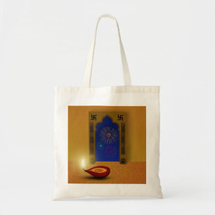 Festive Happy Diwali Fireworks - Budget Tote Bag