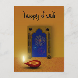 Festive Happy Diwali - Postcard