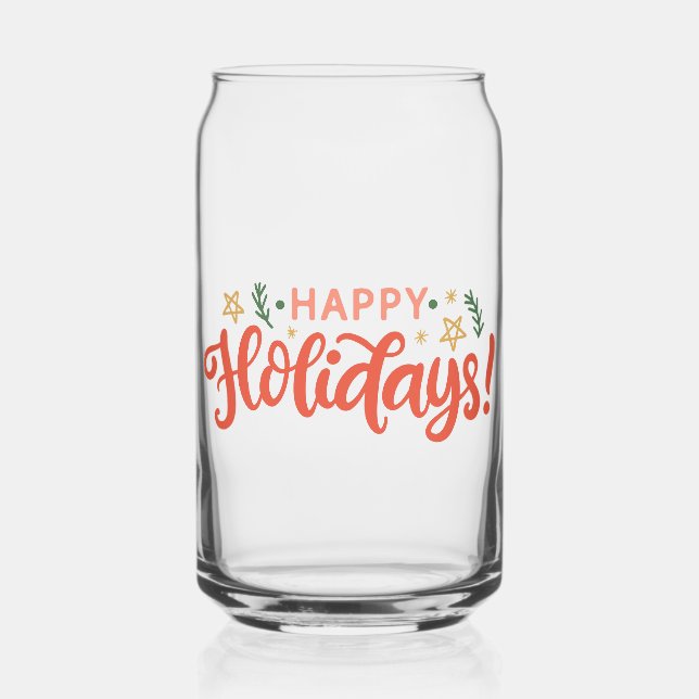Festive Happy Holidays Design (Recto)