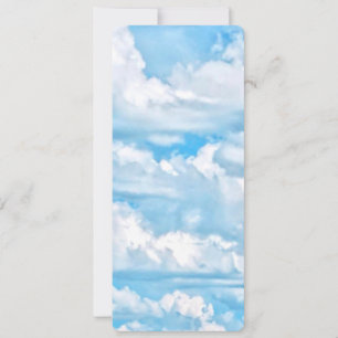 Festive Happy Sunny Clouds Background