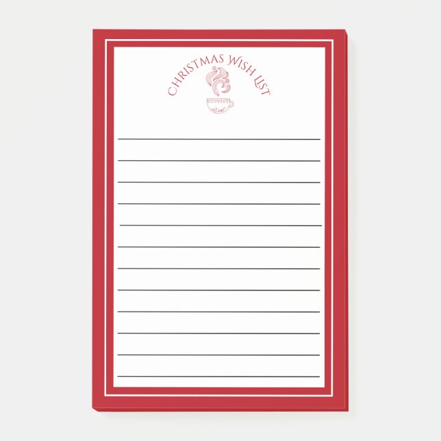 Festive Heritage Cozy Cocoa Holiday Post-it Notes (Front)
