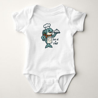 Festive Holiday Chef Son Bodysuit