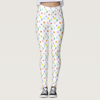 Festive Holiday Christmas Leggings Pants for Women