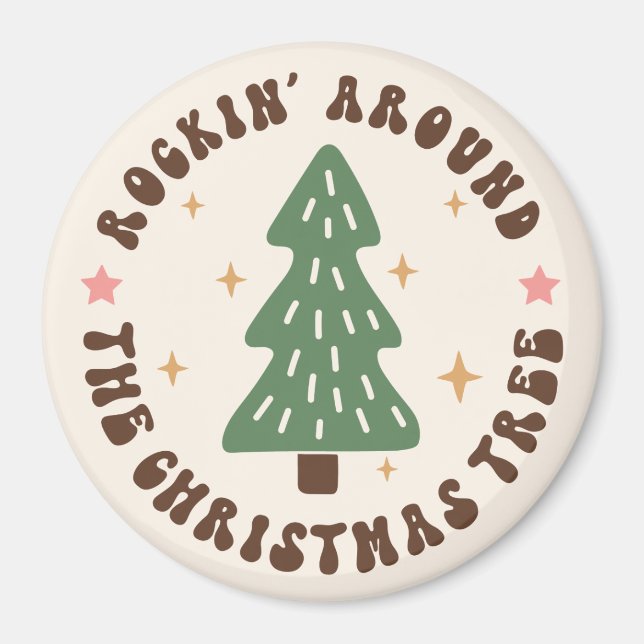 Festive Holiday Decor Magnet (Front)