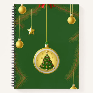 Festive Holiday Decorations Notebook