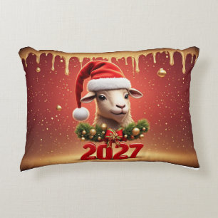 festive Holiday Design Accent Pillow