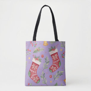 “Festive Holiday Gift Eco Tote” Tote Bag