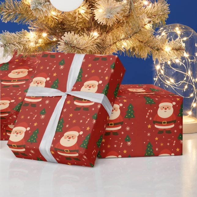 Festive Holiday Glow Wrapping Paper (Holidays)