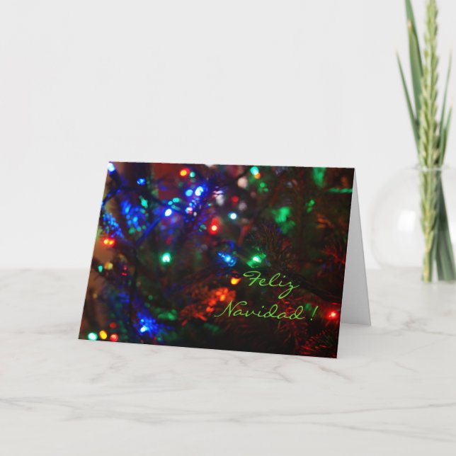 Festive Holiday Greetings Card (Front)