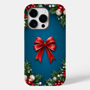 ✨ Festive Holiday Ornament Glow 🎀💙 Christmas Case-Mate iPhone 14 Pro Case