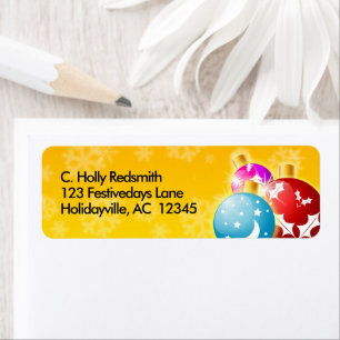 Festive Holiday Ornaments