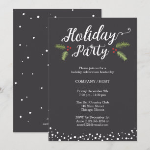 Festive Holiday Party Invitation