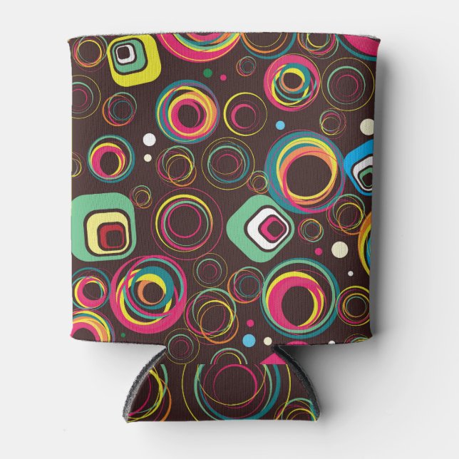 Festive holiday, seamless texture can cooler (Front)