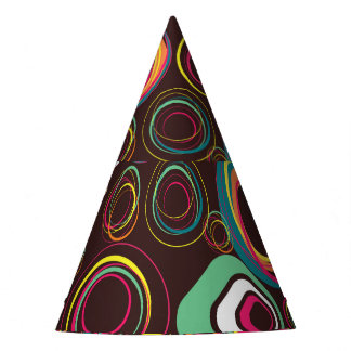 Festive holiday, seamless texture party hat