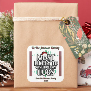 Festive Holiday Sticker for Christmas Cheer