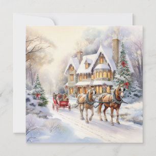 Festive Holiday Wishes Card