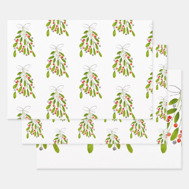 Festive Holiday Wrapping Paper! Paper Sheet (Set)