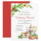 Festive Holly Berry Christmas Holiday Branch