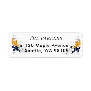 Festive Holly Berry Christmas Return Address Label