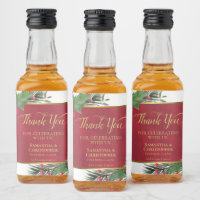 Festive Holly & Pine Thank You Wedding Mini