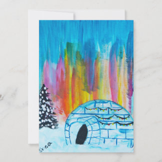 Festive Igloo Holiday Card