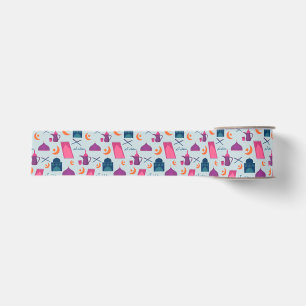 Festive Islamic Ramadan Design Grosgrain Ribbon