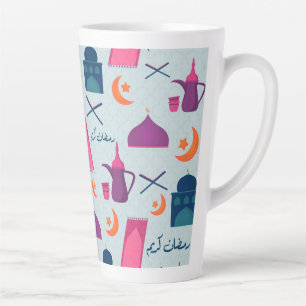 Festive Islamic Ramadan Design Latte Mug