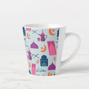 Festive Islamic Ramadan Design Latte Mug