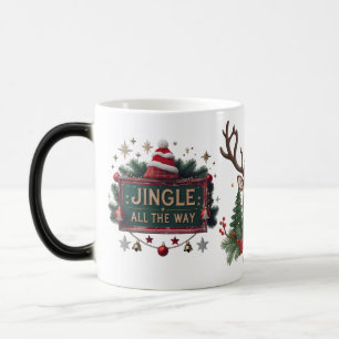 Festive “Jingle All The Way” Color Morphing Mug
