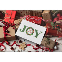 Festive Joy Christmas Wreath