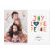 Festive Joy, Love, Peace, Family Photo Christmas