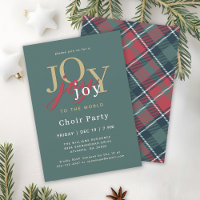 Festive Joy to the World Choir Party