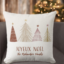 Festive Joyeux Noel Christmas Holiday Family Home