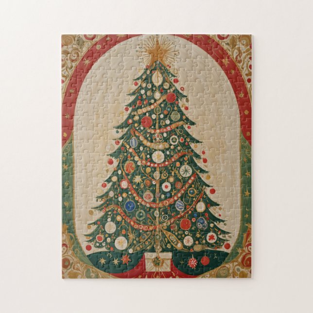 Festive Kaleidoscope Jigsaw Puzzle (Vertical)