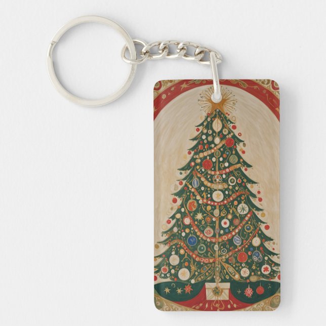 Festive Kaleidoscope Keychain (Front)