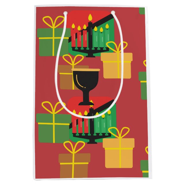 Festive Kwanzaa Gift Bag (Front)
