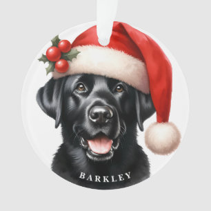 Festive Labrador Retriever Chien Père Noël Noël