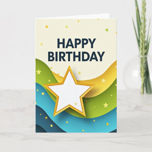 Festive Layered Birthday Card