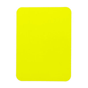 Festive Lemon Yellow Decor Colour Customize This! Magnet