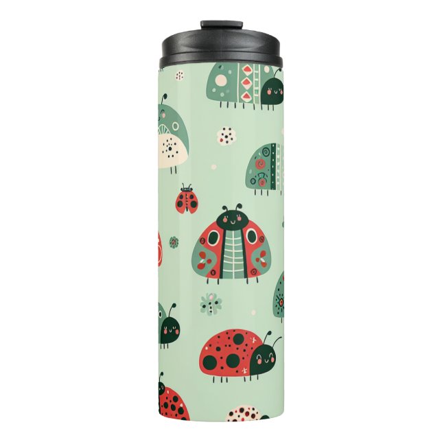 Festive Little Bugs Thermal Tumbler (Front)
