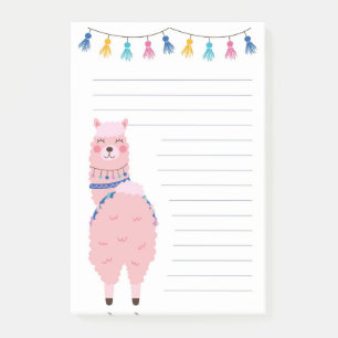 Festive Llama Post-it Notes