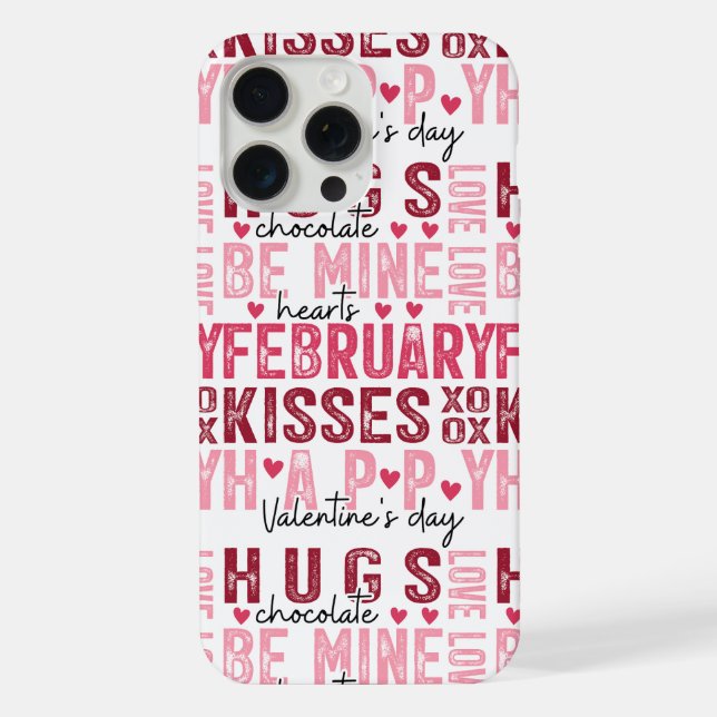 Festive Love Collage iPhone Case (Back)