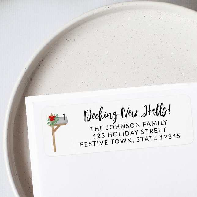 Festive Mailbox Return Address (Creator Uploaded)