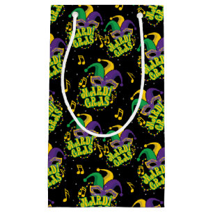 Festive Mardi Gras  Small Gift Bag