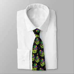 Festive Mardi Gras Tie