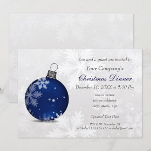 Festive Marine Corporate Fêtes Invitations